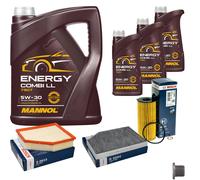 BOSCH Controllo Set 8 L MANNOL Energy Combi LL 5W-30 Per BMW X4 xDrive20d