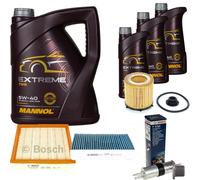 BOSCH Controllo Set 8 L MANNOL Extreme 5W-40 Per BMW 3er ActiveHybrid