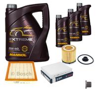 BOSCH Controllo Set 8 L MANNOL Extreme 5W-40 Per BMW 3er ActiveHybrid