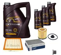 BOSCH Controllo Set 8 L MANNOL Extreme 5W-40 Per BMW 3er ActiveHybrid