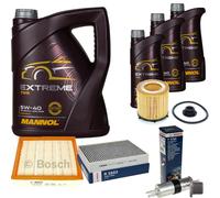 BOSCH Controllo Set 8 L MANNOL Extreme 5W-40 Per BMW 3er ActiveHybrid