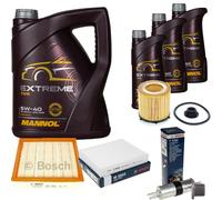 BOSCH Controllo Set 8 L MANNOL Extreme 5W-40 Per BMW 3er ActiveHybrid