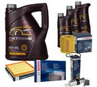 BOSCH Controllo Set 8 L MANNOL Extreme 5W-40 Per BMW 5 Serie 535I ActiveHybrid