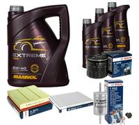 BOSCH Controllo Set 8 L MANNOL EXTREME 5W-40 Per Opel Omega B 2.5 V6 3.0