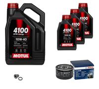 BOSCH Controllo Set 8 L MOTUL 4100 SYN-ERGY SPEC 10W40 Per Dacia Duster