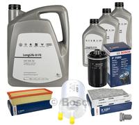 BOSCH Controllo Set 8 L VW Olio Motore 0W-30 LONGLIFE III FE Per Seat Altea XL
