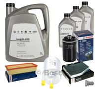 BOSCH Controllo Set 8 L VW Olio Motore 0W-30 LONGLIFE III FE Per Seat Altea XL