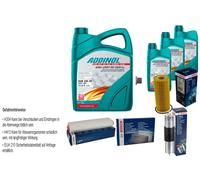 BOSCH Controllo Set 8L ADDINOL GIGA LIGHT MV 5W-30 Per BMW X5 E53 3.0d