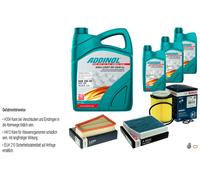BOSCH Controllo Set 8L ADDINOL GIGA LIGHT MV 5W-30 Per Mercedes X156 GLA 250