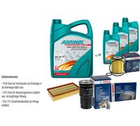 Bosch Controllo Set 8L Addinol Giga Luce Mv 5W-30 per Legno Toyota Corolla Verso