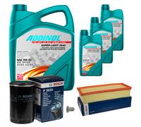 BOSCH Controllo Set 8L ADDINOL SUPER LIGHT 5W-40 Per Audi Quattro 85 2.1