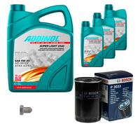 BOSCH Controllo Set 8L ADDINOL SUPER LIGHT 5W-40 Per Audi Quattro 85 2.1