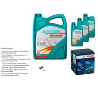 Bosch Controllo Set 8L Addinol Super Light 5W-40 per Mitsubishi L 200 K3_T