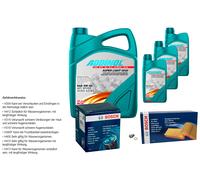 BOSCH Controllo Set 8L ADDINOL SUPER LIGHT 5W-40 Per Mitsubishi L 200 K3_T