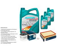 Bosch Controllo Set 8L Addinol Super Light 5W-40 per Volvo 940 II Combo