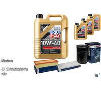 Bosch Controllo Set 8L Liqui Moly Scorrevolezza 10W-40 per Audi Cabriolet 2.3 E