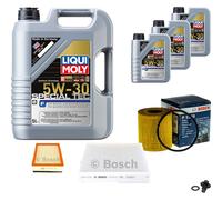 Bosch Controllo Set 8L Liqui Moly Special Tec F 5W-30 per Ford Transito