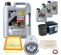 BOSCH Controllo Set 8L Liqui Moly Special Tec F 5W-30 Per Nissan Pathfinder