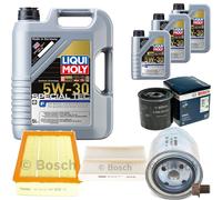 BOSCH Controllo Set 8L Liqui Moly Special Tec F 5W-30 Per Nissan Pathfinder