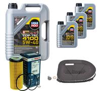 BOSCH Controllo Set 8L Liqui Moly Top Tec 4100 5W-40 Per BMW X5 xDrive30d