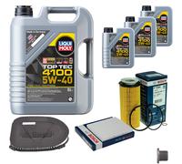 BOSCH Controllo Set 8L Liqui Moly Top Tec 4100 5W-40 Per BMW X5 xDrive30d
