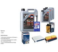 BOSCH Controllo Set 8L Liqui Moly Top Tec 4310 0W-30 Per Alfa Romeo Giulia