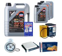 Bosch Controllo Set 8L Liqui Moly Top Tec 4310 0W-30 per Honda Cr-V III Rosso