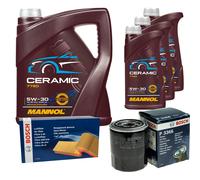 BOSCH Controllo Set 8L MANNOL Ceramic 5W-30 Per Hyundai H-1 Travel 2.5 CRDi
