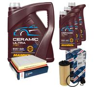 BOSCH Controllo Set 8L MANNOL Ceramic 5W-40 Per MINI Mini One Cooper John