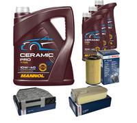 BOSCH Controllo Set 8L MANNOL Ceramic Pro 10W-40 Per Mercedes-Benz