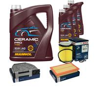 BOSCH Controllo Set 8L MANNOL Ceramic Pro 10W-40 Per Mercedes-Benz C-Class