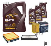 Bosch Controllo Set 8L mannol Elite 5W-40 per BMW X5 F15 F85 xDrive35i