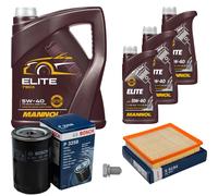 BOSCH Controllo Set 8L MANNOL ELITE 5W-40 Per Chrysler Voyager IV 2.8 CRD