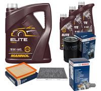 BOSCH Controllo Set 8L MANNOL Elite 5W-40 Per Chrysler Voyager IV RG