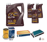 BOSCH Controllo Set 8L MANNOL ELITE 5W-40 Per Mercedes CLK 280 350 C-Class