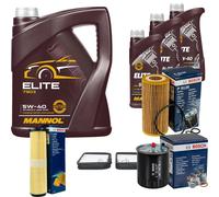 BOSCH Controllo Set 8L MANNOL ELITE 5W-40 Per Mercedes E-Klasse T-Model