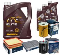 BOSCH Controllo Set 8L MANNOL ELITE 5W-40 Per Mercedes S-Klasse W221