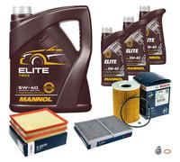 BOSCH Controllo Set 8L MANNOL ELITE 5W-40 Per Mercedes S-Klasse W221