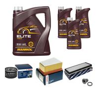 BOSCH Controllo Set 8L MANNOL ELITE 5W-40 Per Renault Espace IV 2.0
