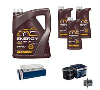 Bosch Controllo Set 8L mannol Energia Ultra JP 5W-20 per Subaru Brz