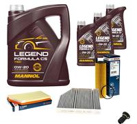 BOSCH Controllo Set 8L MANNOL Legend Formula C5 0W-20 Per Mercedes E-Klasse