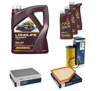 BOSCH Controllo Set 8L MANNOL LONGLIFE 504/507 5W-30 Per BMW 1er F20 120i