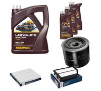 BOSCH Controllo Set 8L MANNOL LONGLIFE 504/507 5W-30 Per Hyundai IX35 LM 2.0