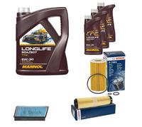 BOSCH Controllo Set 8L MANNOL LONGLIFE 504/507 5W-30 Per Mercedes-Benz