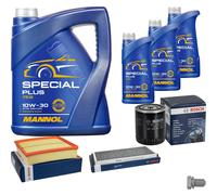 BOSCH Controllo Set 8L MANNOL Special Plus 10W-30 Per Audi A4 Avant 2.4 S4