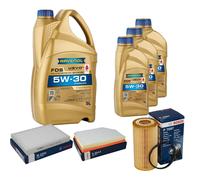 BOSCH Controllo Set 8L RAVENOL FDS 5W-30 per Volvo XC60 D5 AWD V60