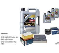 BOSCH Controllo set 8L Speciale Liqui Moly Tec F 5W-30 per Renault Scénic Io