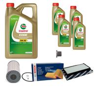 BOSCH Controllo Set 9 L Castrol EDGE 5W-30 LL Per BMW 5 Serie 525tds 525td