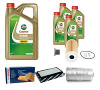 BOSCH Controllo Set 9 L Castrol EDGE 5W-30 LL Per BMW 5 Serie 525tds 525td