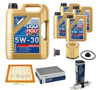 BOSCH Controllo Set 9 L Liqui Moly LONGLIFE 3 5W-30 Per BMW 3er ActiveHybrid
